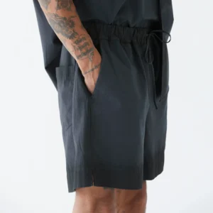 John shorts – washed black