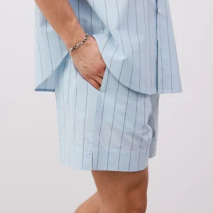 John striped shorts – sky
