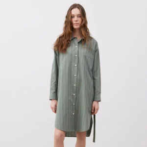 Ono striped dress – vert épicéa
