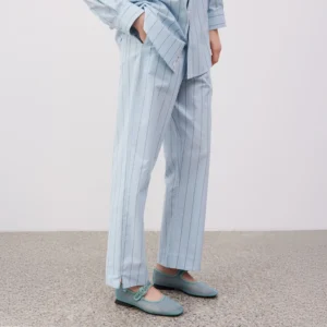 Yoko striped pants – sky