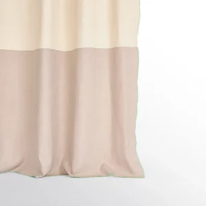 Linaria color block – off-white/sand